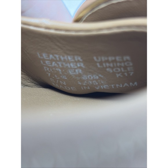 Tory Burch Minnie Travel Ballet Flat Royal Tan Gold Size 7.5 - Picture 12 of 12